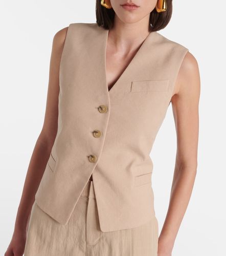 Vince Linen-blend vest - Vince - Modalova