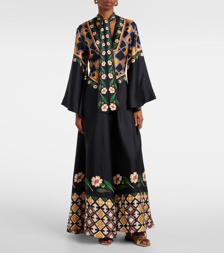 Abito lungo Magnifico in twill di seta - La DoubleJ - Modalova