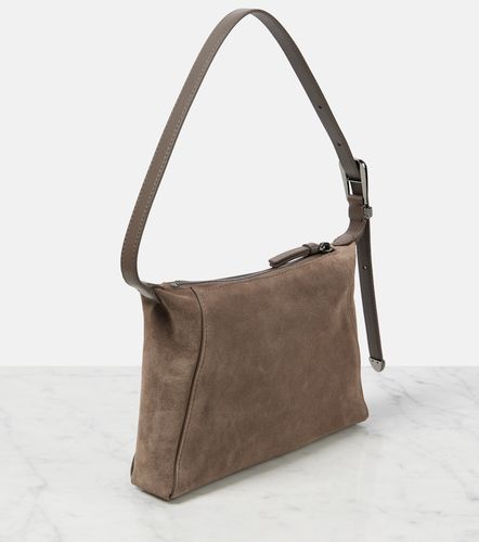 Duo Small suede shoulder bag - Brunello Cucinelli - Modalova