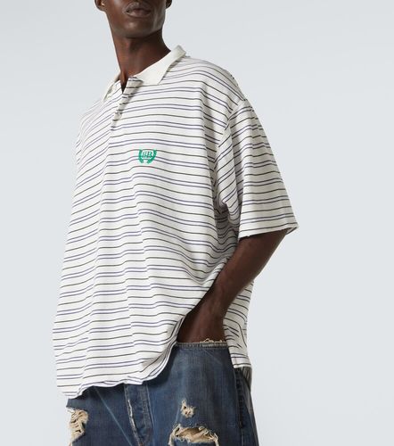 Polo BB Laurel en piqué de algodón a rayas - Balenciaga - Modalova