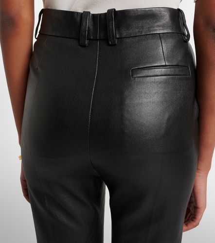 Tafira mid-rise leather flared pants - Joseph - Modalova