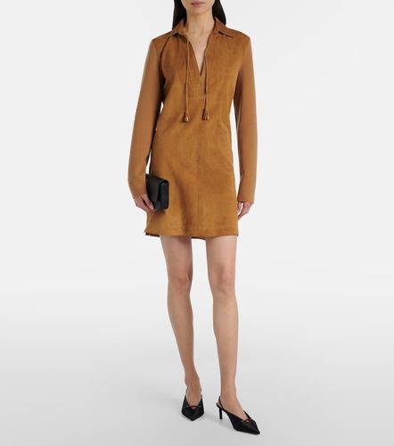 Miniabito in misto lana e suede - Tom Ford - Modalova