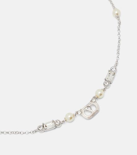 Collana Ovalette con Swarovski® - Valentino - Modalova