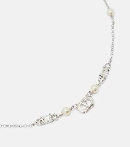 Collana Ovalette con Swarovski® - Valentino Garavani - Modalova