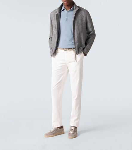 Pantaloni slim in misto cotone - Brunello Cucinelli - Modalova