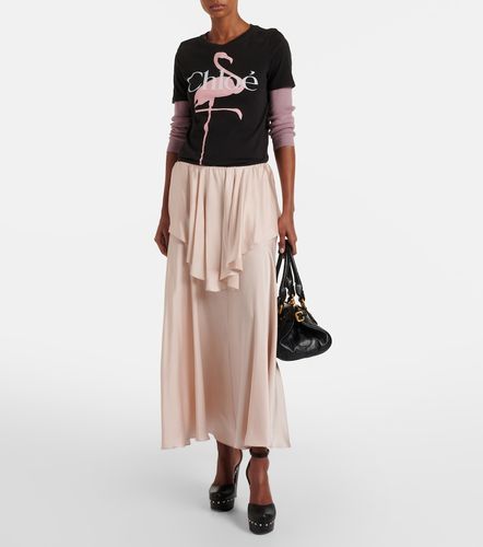 Chloe Ruffled silk satin skirt - Chloe - Modalova