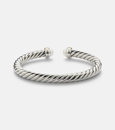 Bracciale Cable Flex® in sterling e oro 14kt con diamanti e perle - David Yurman - Modalova