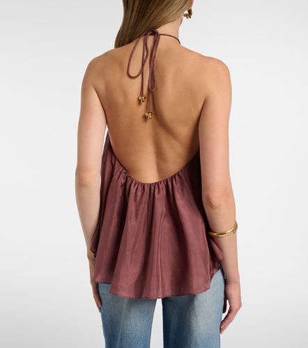 Top Aster de seda adornado con cuentas - Zimmermann - Modalova