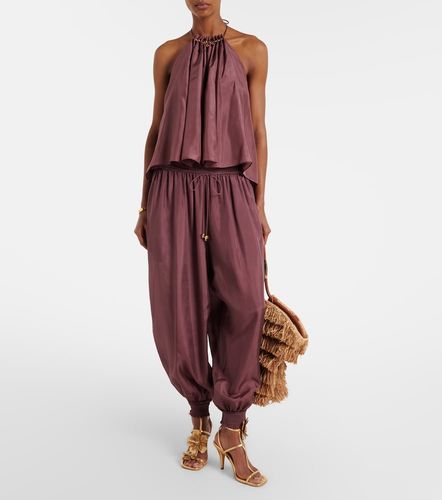 Top Aster in seta con perline - Zimmermann - Modalova