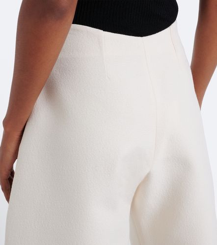 Alaia Wool crepe barrel-leg pants - Alaia - Modalova