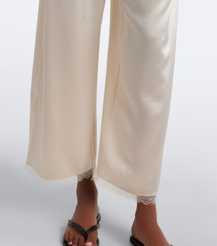 Pantaloni Barb a gamba larga in satin - Leset - Modalova