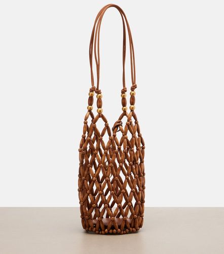 Bolso saco Cassandre Mini de madera - Saint Laurent - Modalova