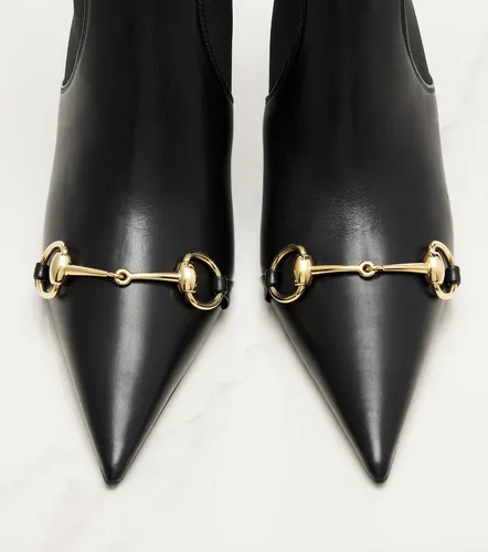 Ankle Boots Donna Horsebit aus Leder - Gucci - Modalova