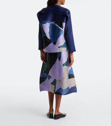 Falda midi Surprise! estampada plisada - Pleats Please Issey Miyake - Modalova