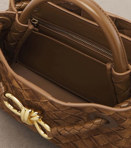Andiamo Mini suede top-handle bag - Bottega Veneta - Modalova