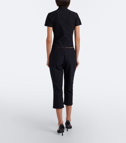 Pantaloni capri GG in jersey jacquard - Gucci - Modalova