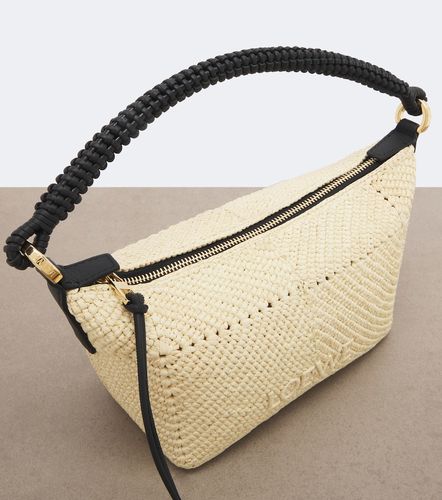 Henkeltasche Cala Mini aus Raffiabast mit Leder - Loewe - Modalova