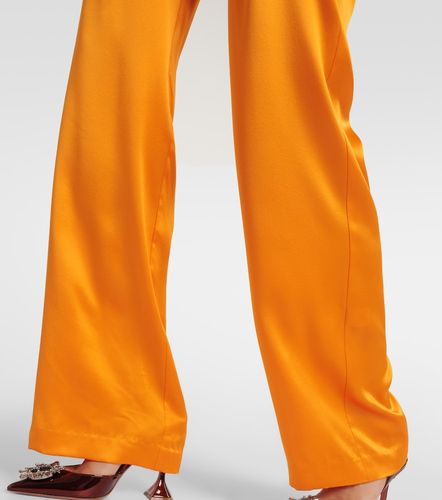 Pantaloni a gamba larga e vita alta in seta - The Sei - Modalova