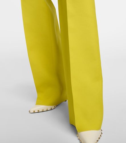 Pantalones rectos de Crepe Couture - Valentino - Modalova