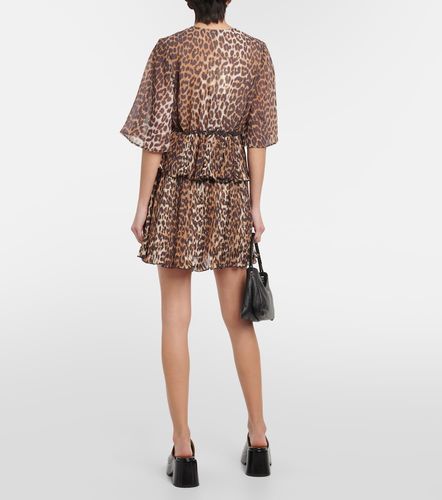 Ganni Minikleid aus Georgette - Ganni - Modalova