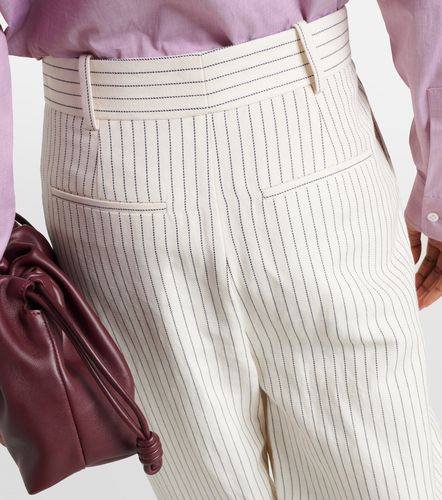 Pantaloni a gamba larga in cotone e lino - Frame - Modalova