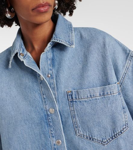 Camisa cropped Rona Box de denim - Agolde - Modalova