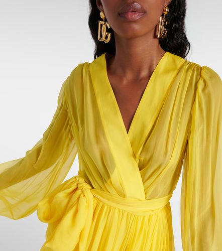 Midikleid aus Seidenchiffon - Dolce&Gabbana - Modalova