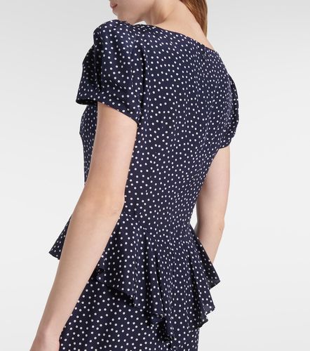 Alessandra Rich Midikleid aus Seide - Alessandra Rich - Modalova