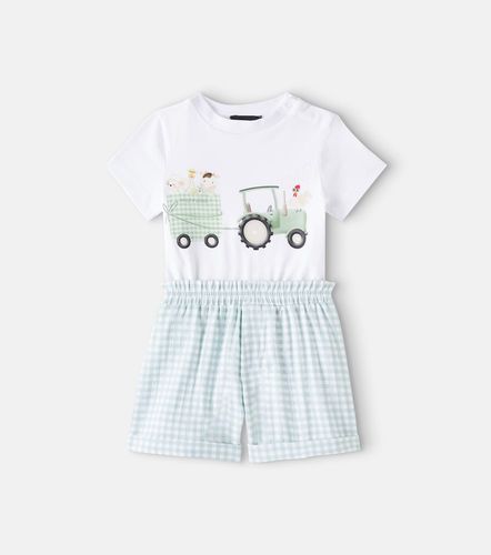 Bebé - set de camiseta y shorts de algodón - Monnalisa - Modalova