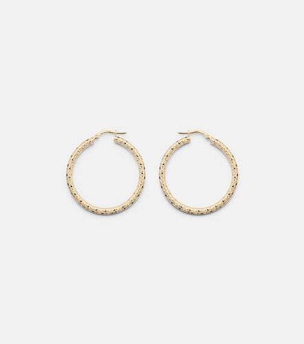 Pendientes de aro Bold Sparkle Medium de oro de 14 ct - Stone and Strand - Modalova