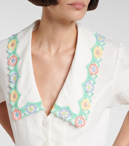 Rixo Top Iveta in misto lino - Rixo - Modalova
