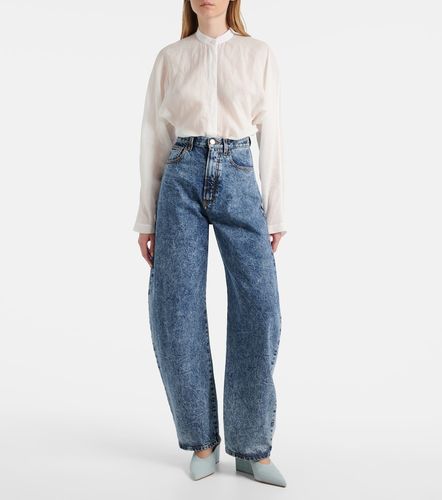 Alaïa Camicia in cotone e lino - Alaia - Modalova