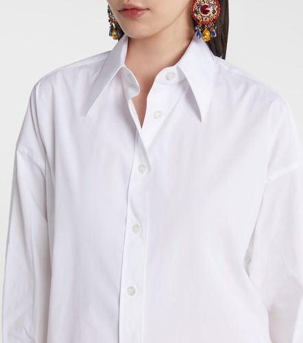 Camisa oversized en mezcla de algodón - Dolce&Gabbana - Modalova