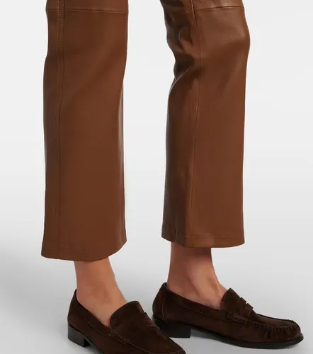 Cropped leather bootcut pants - Joseph - Modalova
