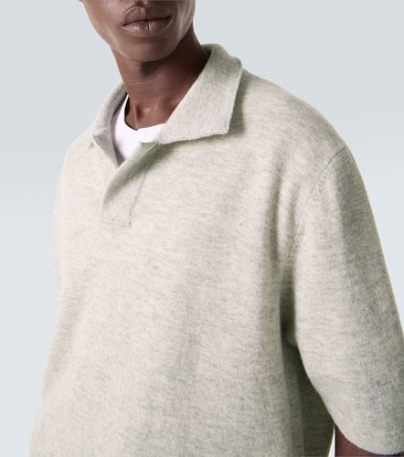Wool and cashmere polo sweater - Allude - Modalova