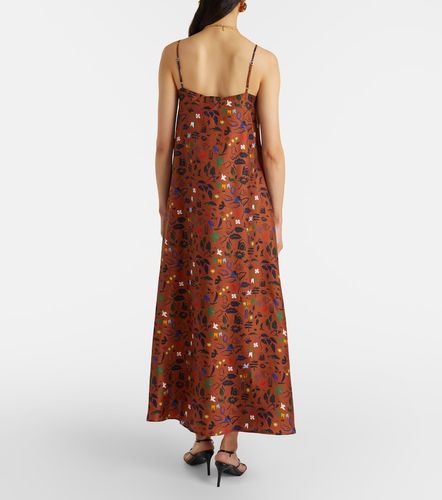 Vestido midi Melfi de sarga de seda - Asceno - Modalova