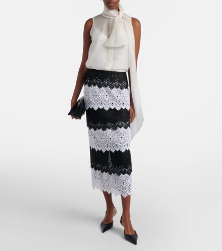 Gonna midi in pizzo - Carolina Herrera - Modalova