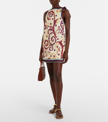 Alémais Minidress Wilson in lino e seta con stampa - Alemais - Modalova