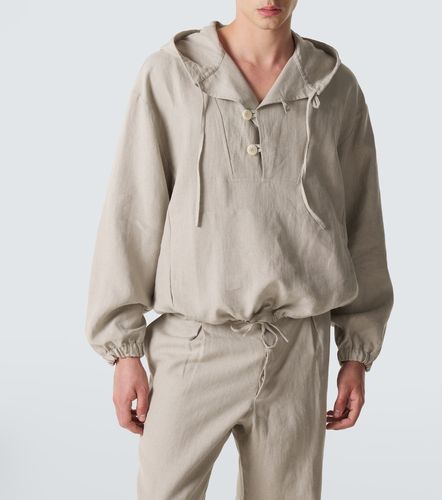 Stòffa Chaqueta de lino con capucha - Stoffa - Modalova