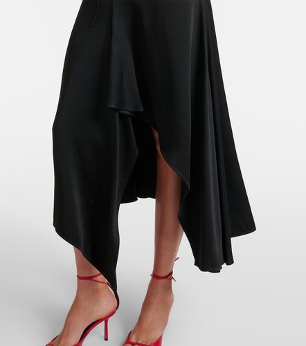 Asymmetrisches Midikleid aus Crêpe - Victoria Beckham - Modalova