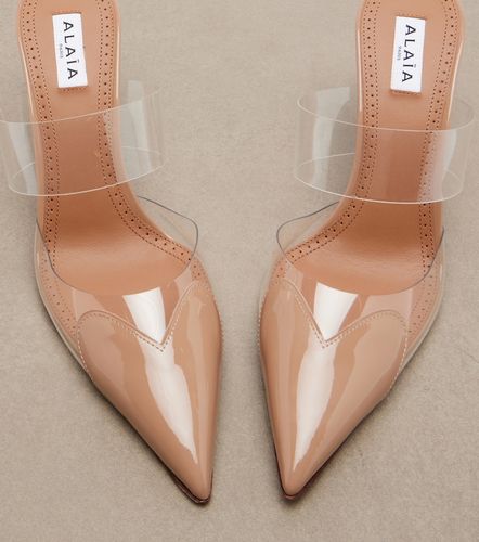 Alaïa Mules Le Cœur mit Lackleder - Alaia - Modalova