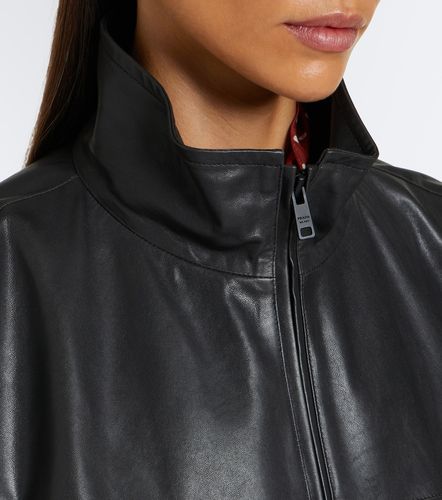 Prada Cropped leather jacket - Prada - Modalova