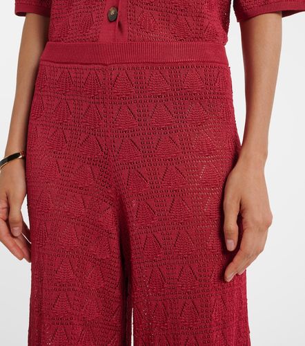 Egeo knitted wide-leg pants - Loulou de Saison - Modalova