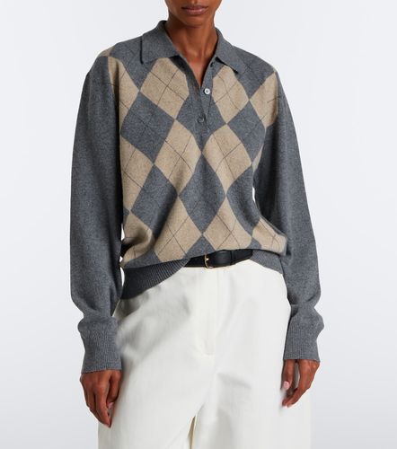 Rohe Argyle wool-blend polo sweater - Rohe - Modalova