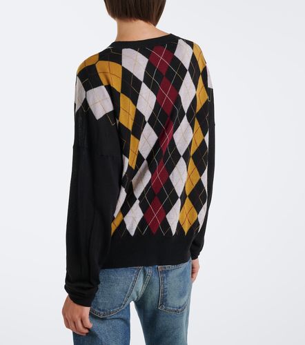 Pullover Tammy in lana e seta a rombi - Khaite - Modalova