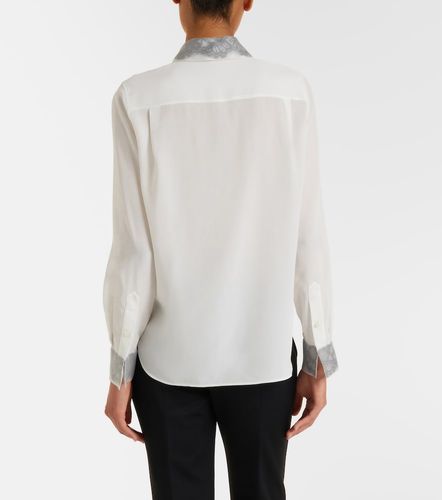 McQueen Camicia in seta con pizzo - McQueen - Modalova