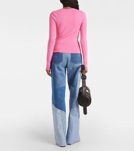 Core open-back jersey top - Marine Serre - Modalova