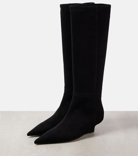 Sharp 40 suede knee-high boots - Toteme - Modalova