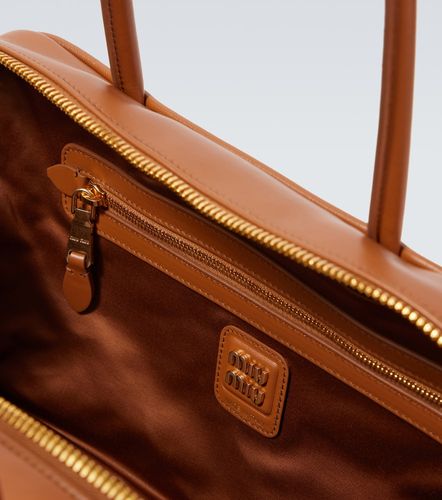 Miu Miu Beau Large leather tote bag - Miu Miu - Modalova