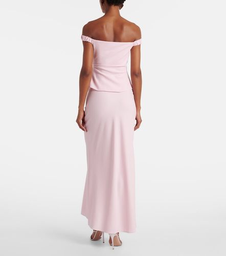 Draped off-shoulder crepe corset - The Sei - Modalova